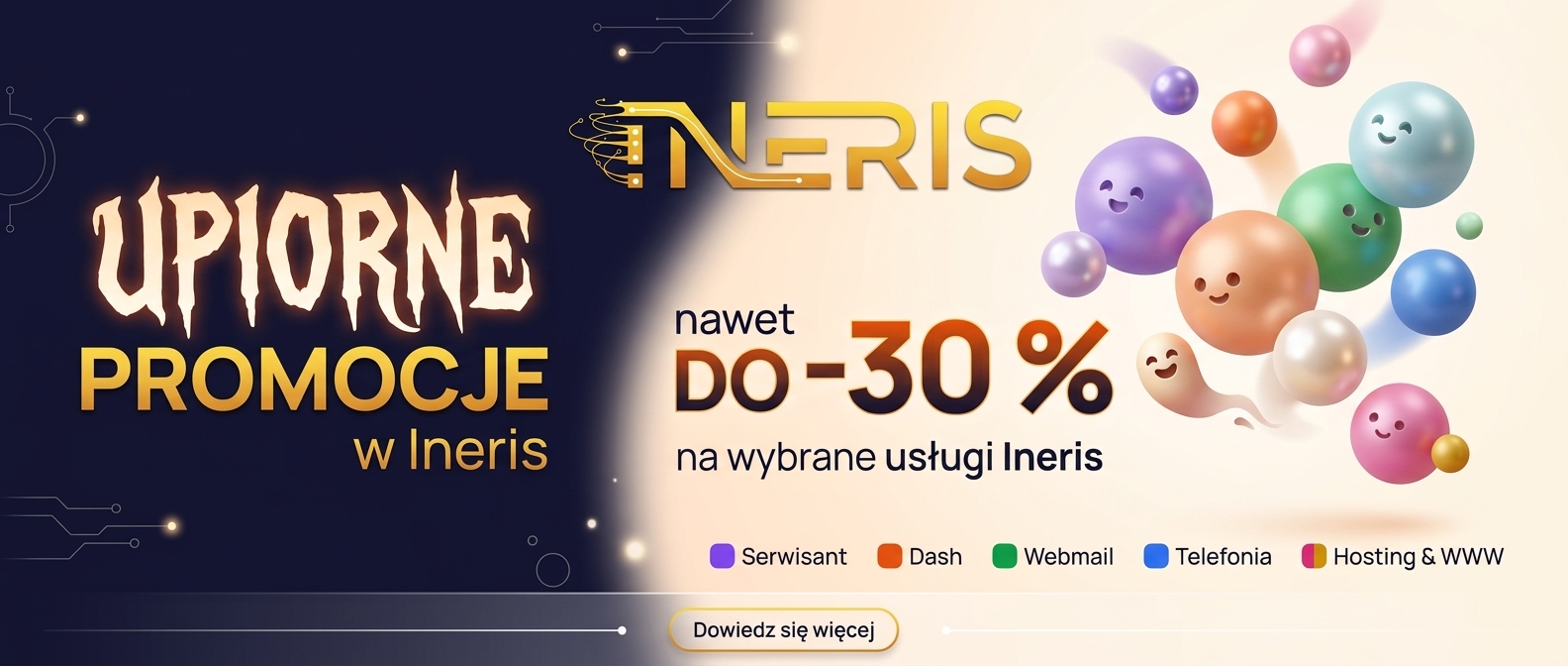Upiorne Promocje w Ineris: Oszczędź nawet do -30% na usługach IT!